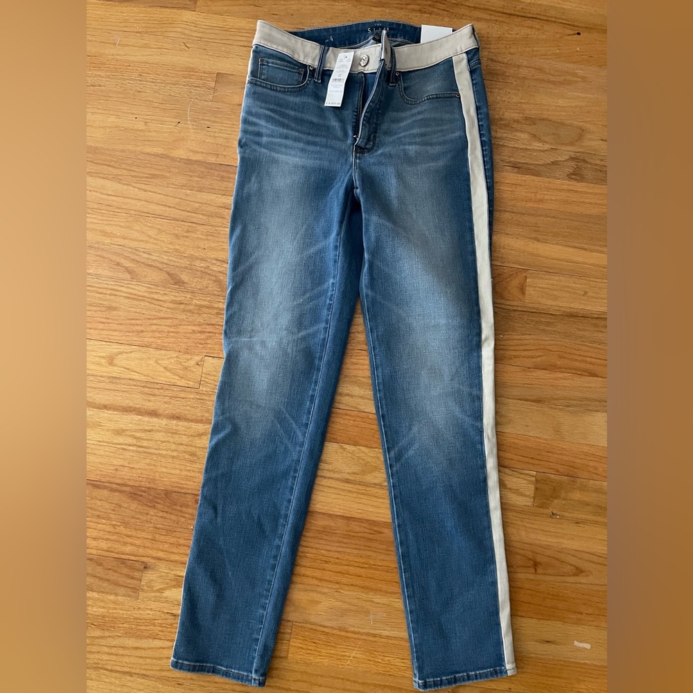 White House Black Market Blue Ankle Jeans